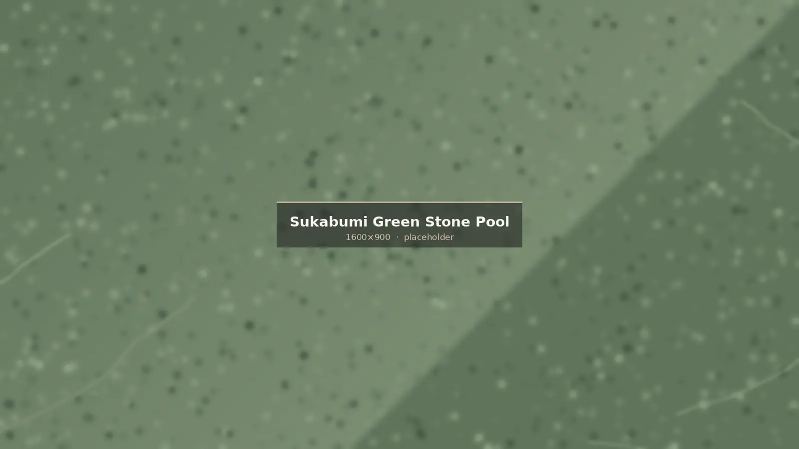 Sukabumi green stone pool tile from West Java, Indonesia