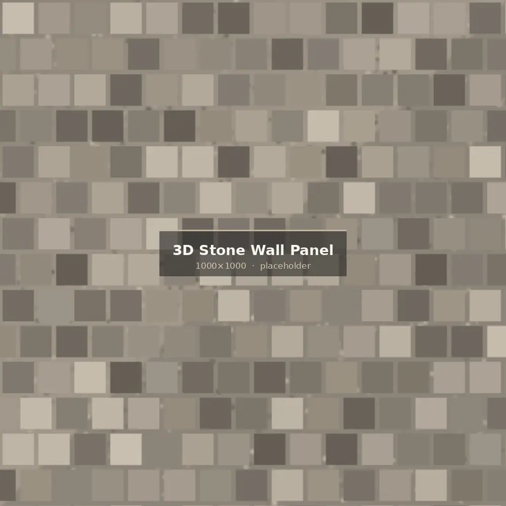 3D Stone Wall Panel from Indonesia — main product view
