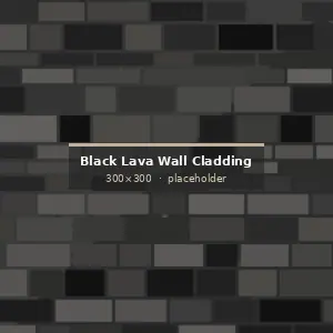 Black Lava Stone Wall Cladding surface detail showing finish and stone texture